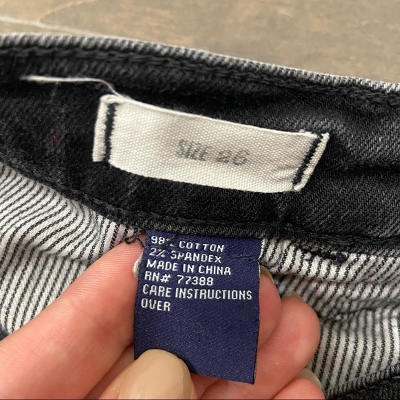 Madewell Skinny Skinny Ankle High Riser Gray Jeans size 26 - Picture 4 of 8